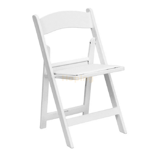 Outdoor White Plastic Acrylic Resin Folding Wedding Tiffany Chiavari Garden Chairs