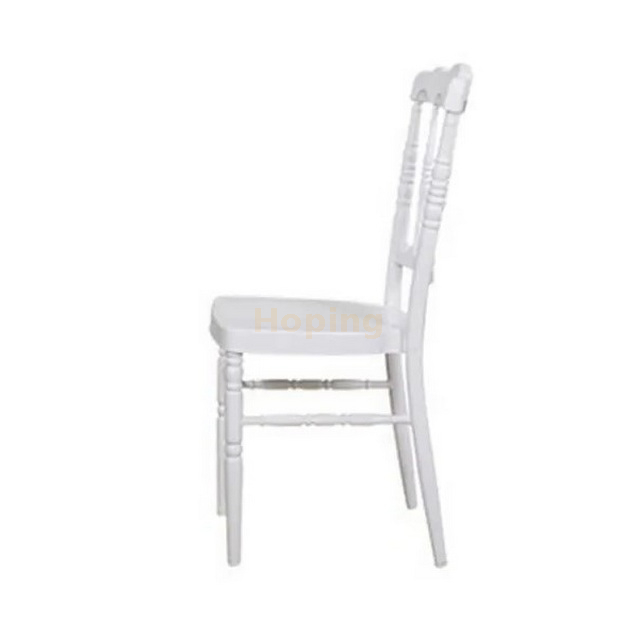 Metal Napoleon Chair White Chiavari Chair for Banquet Wedding Event 