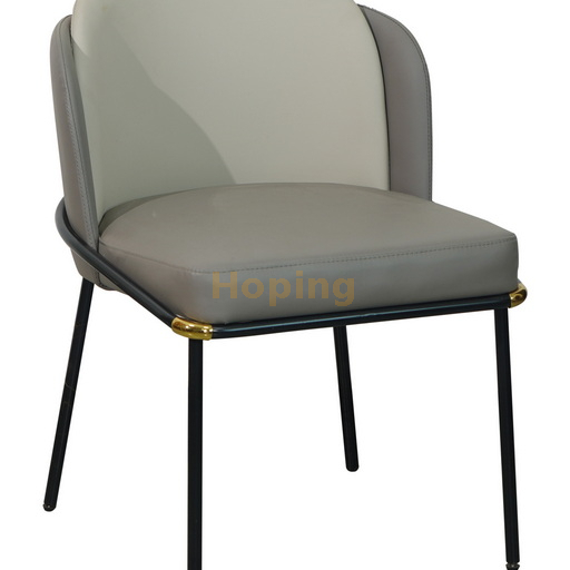 Leisure Sofa Chair with Steel Legs for Restaurant and Hotel Dining Chair Coffee House Chair 