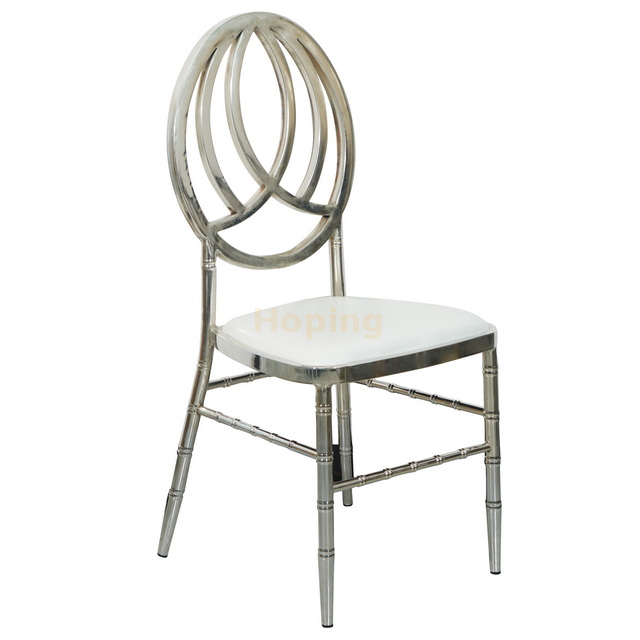 Manufacturer Modern Stackable Event Wedding Stainless Steel Dining Chair