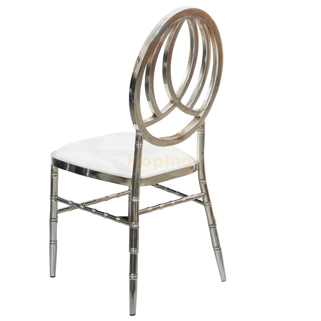 Manufacturer Modern Stackable Event Wedding Stainless Steel Dining Chair