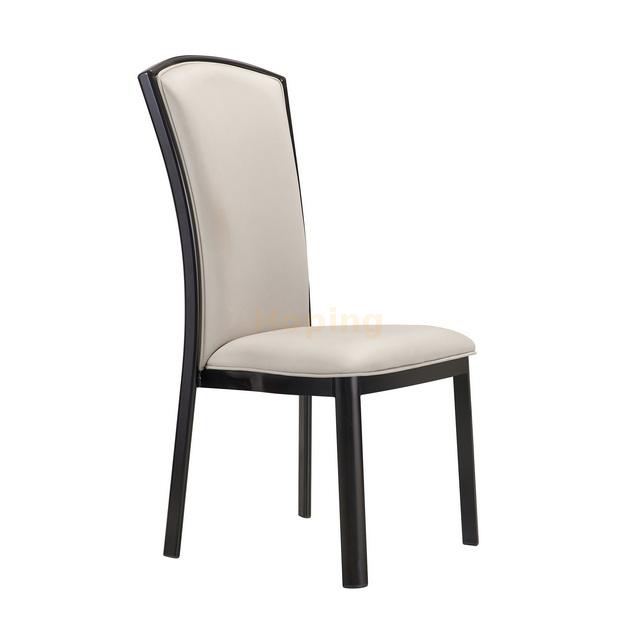 Wholesale Luxury Furniture Hotel Banquet Chairs For Wedding Event Party Black Metal Frame Dining Chair