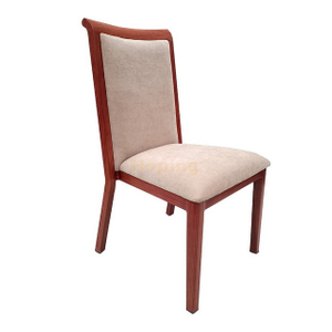Metal Frame with Wood Grain Design Wedding Chairs Banquet Dining Chairs Hotel Furniture