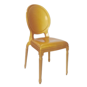 PP Louis Chair Plastic Banquet Chair Round Back Dining Chair Wedding Event Chair