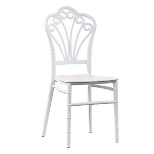White Color Dining Chairs Bulk Banquet Reception Furniture Stackable PP Plastic Chair for Wedding Event Banquet