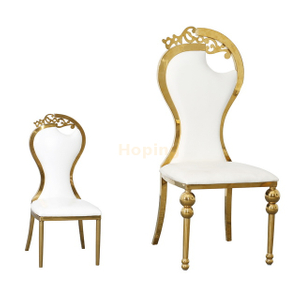 Wedding Tent Decoration Luxury Party Stainless Steel Kids Chairs for Events