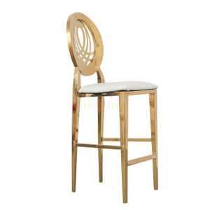 Golden Stainless Steel PU Leather Bar Stool Bar Chair High Chair Pub Chair
