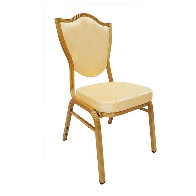 Economic Aluminum Metal Banquet Chair Dining Chair for Hotel Restaurant Wedding Outdoor Party Chair