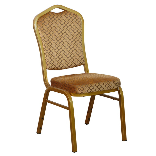 Aluminum Frame Chair with Setting Cotton Seat and Backrest for Wedding Event Banquet Home Dining Chair