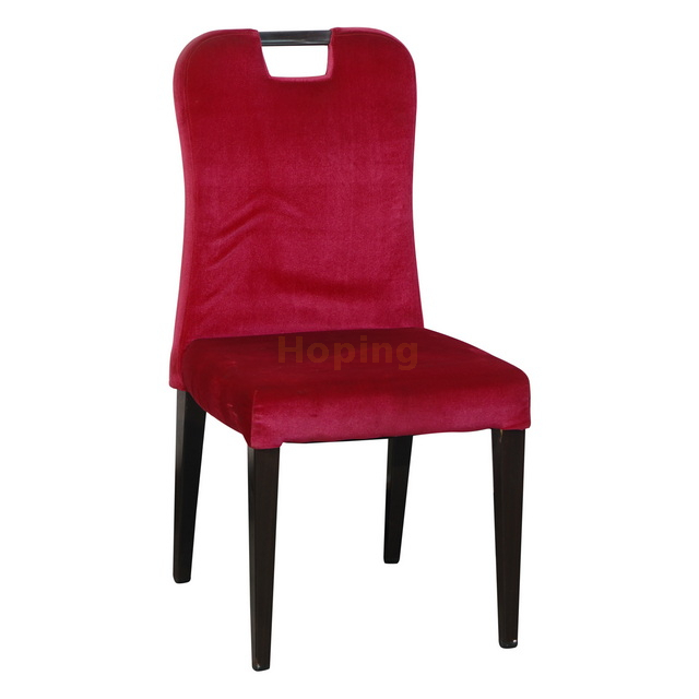 Red Fabric Wedding Chair Event Banquet Restaurant Dining Chair 