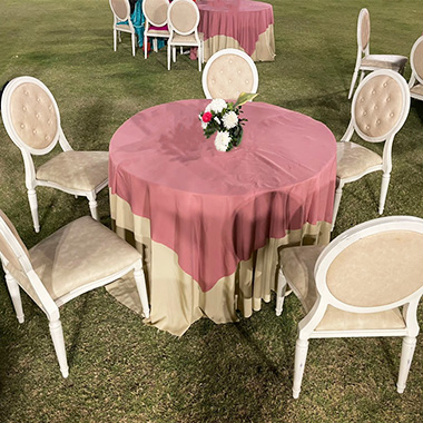 Aluminum Round back chair for Event