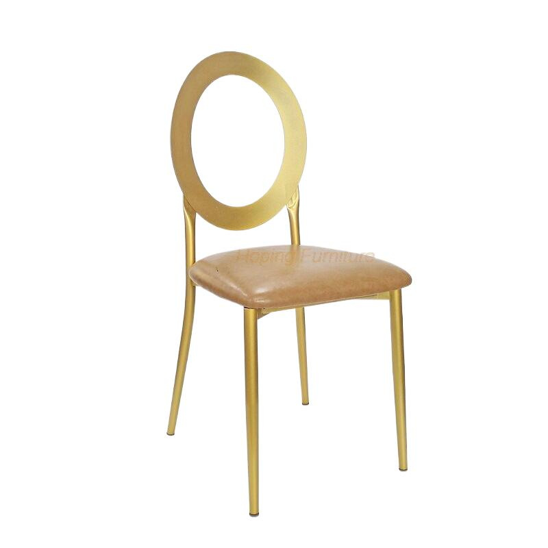 High Quality Metal Back Silla De Eventos Wholesale Wedding Chairs Metal Hotel Conference Wedding Catering Banquet Chair