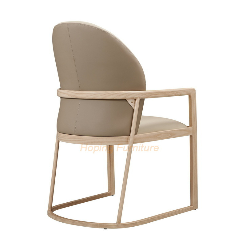 Sofa Type Dining Chair with Metal Frame and PU Seat and Backrest Coffee Snack Bar Chair