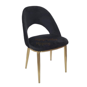 Modern White Fancy Leather Banquet Chair Stainless Steel Furniture Gold Metal Wedding Chairs