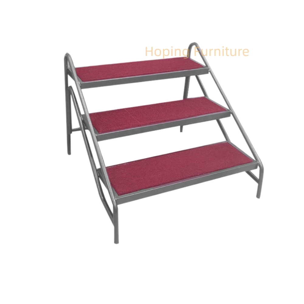 Banquet Portable Mobile Easy Transport 3 Three Stage Steps Wedding Party Events Stairs