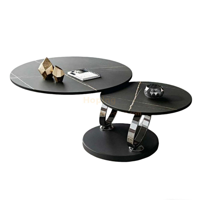 Best Selling Rock Beam Top New Model Coffee Table Hotel Function Save Space Side Table