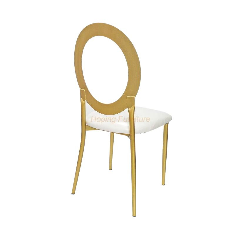 High Quality Metal Back Silla De Eventos Wholesale Wedding Chairs Metal Hotel Conference Wedding Catering Banquet Chair