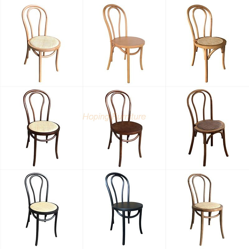 Hoping Furniture Wholesale Classic Style Durable Bentwood Chairs Stackable Tolix Chair Dining Room Chair