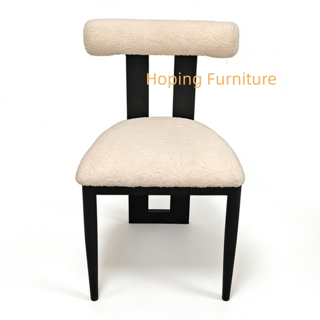 Hotel Furniture Foshan Factory Black Iron Frame Leisure Chair Design Banquet Chair