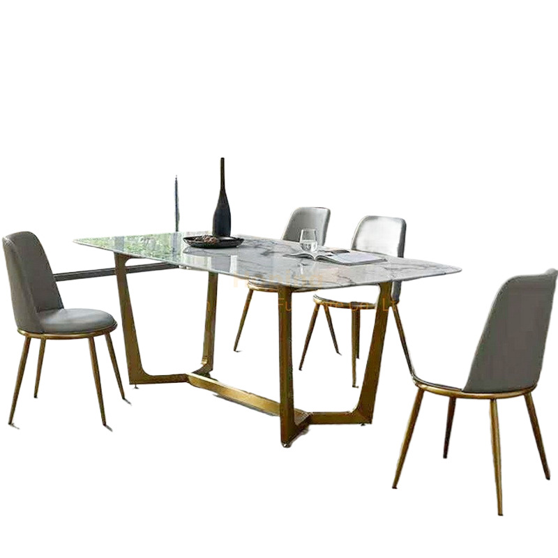 Large Dining Room Dining Table with Black Wood Top and Modern Unique Black Iron Metal Steel Legs Dinette Sets Table