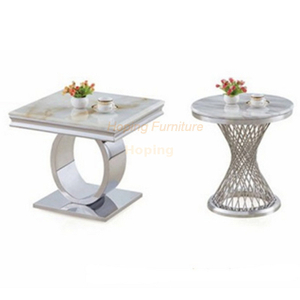 Hotel Lamp Bed Table Cafe Table Size Classic Rectangle Marble Living Room Coffee Table