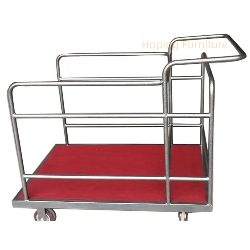 High Quality Banquet Restaurant Furniture Transporter Trolley Cart