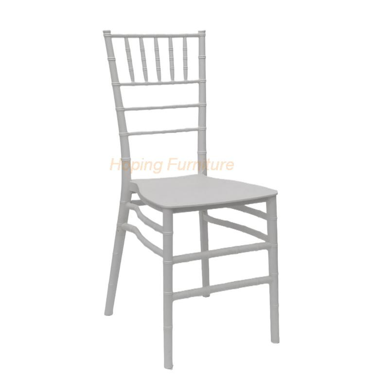 White Square Back Plastic Dining Acrylic Crystal Plastic Silla Chiavari Dining Chair