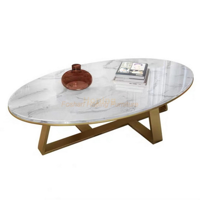 O Decor Dining Table Base Luxury Home Steel Base Gold Round Glass Coffee Table
