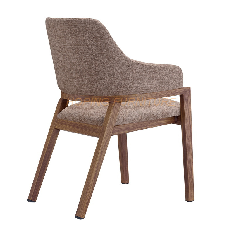 Modern Living Room Garden Furniture Solid Wood and Fabric Kitchen Chair Dining Room Restaurant Outdoor Dining Chairs