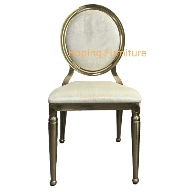 White Velvet Stacking Modern Metal Hotel Restaurant Wedding Banquet Dining Furniture Chair