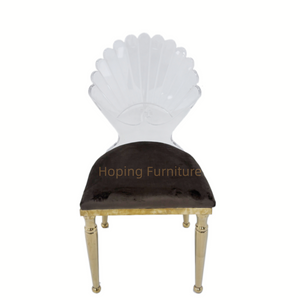 Clear Acrylic Chair Home Furniture Resin Louis Chair for Event Party Dining Room Chair