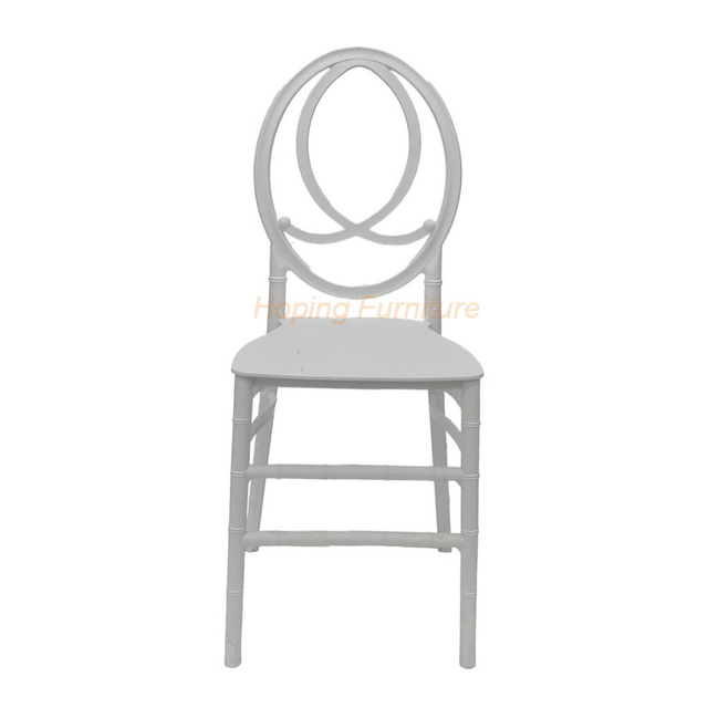 Knock-Down Design Wholesale Wedding Event White Phoenix Resin Chair in Small Breakfast Nook