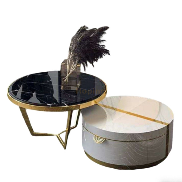 Combined Circle Side Table Kids Table Furniture Metal Table for Sale Side Table Set