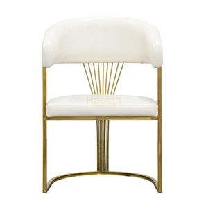 Modern Design Royal Luxury Chair Gold Stainless Steel Chair Events Wedding Banquet Hotel Chair