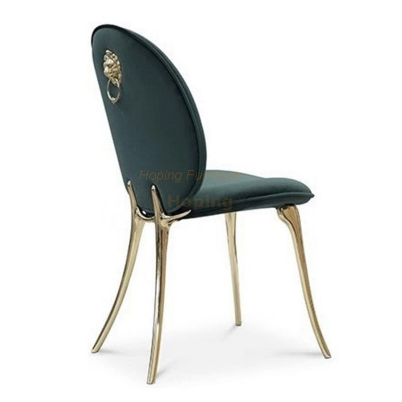 Modern 2026 New Classical Chair The United Arab Emirates Style Banquet Chair Italian-Style Minimalist Port-Style Dining Furniture Metal Wedding Dining Chairs