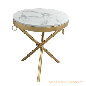 Glass Platner Coffee Table with Brushed Stainless Steel Frame for Living Room