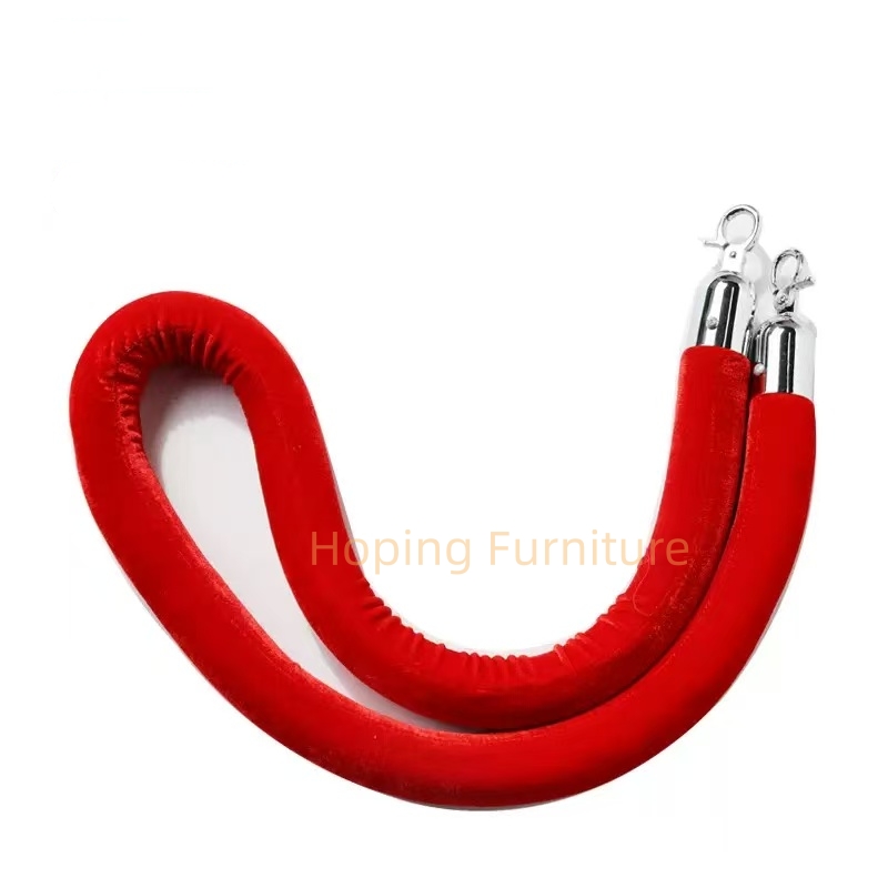 Traffic Barrier Welcome Pole Hotel Hanging Rope One-Meter Line Railing Stainless Steel Queue Line Post Stand