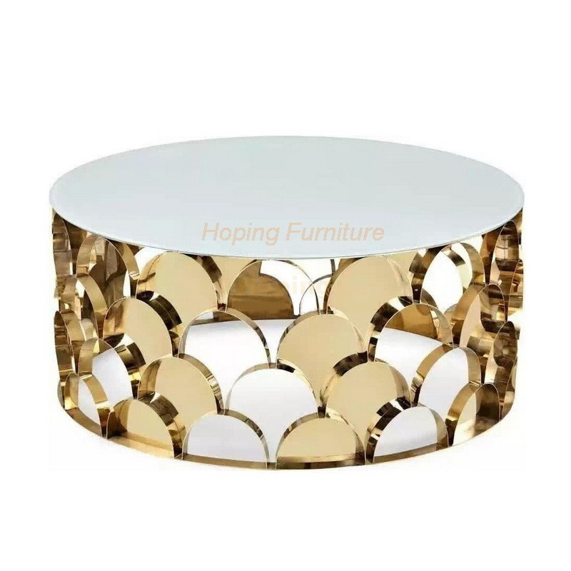 10 mm Black Tempered Glass Living Room Furniture Metal Cross Base Silver / Golden/ Rose Golden / Side Table / Console Table / Coffee Table