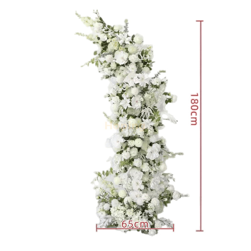 Faux Silk White Rose Plant Home Wedding Decoration Real Touch Artificial Flower