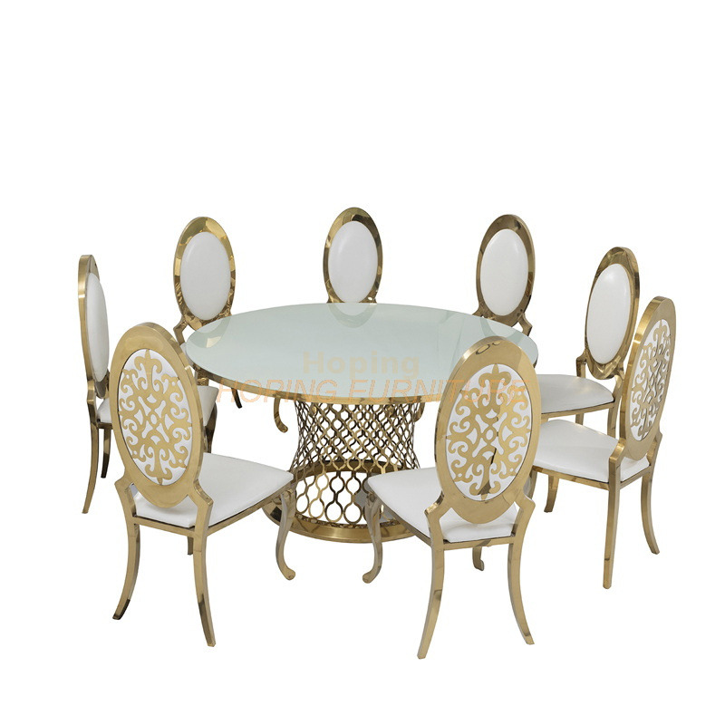 Trumbull Round Pedestal Dining Table with Fluted Base Threshold Glass Top Coffee Table Roundhill Furniture Windvale Round Cross Buck Dining Table