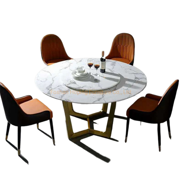 Trumbull Round Pedestal Dining Table with Fluted Base Modern Table with Butterfly Extension Ceramic Living Room Furniture Round Dining Table