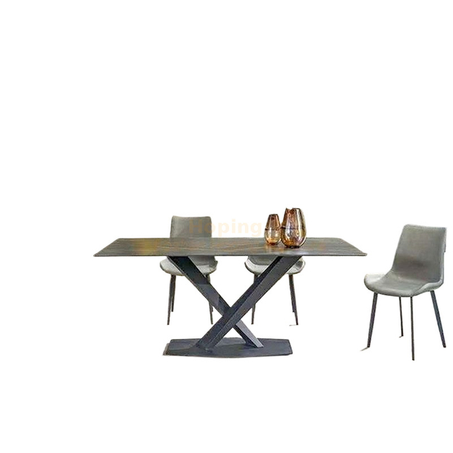 Chinese Furniture Modern Style Hot Sell MDF Restaurant Table Italy Design Dining Table for Cafe Shop