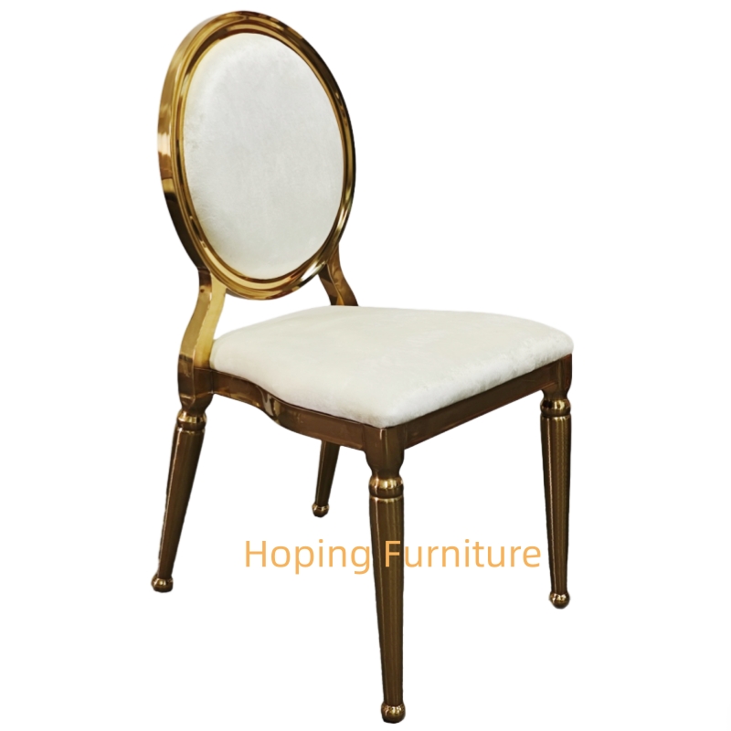 White Velvet Stacking Modern Metal Hotel Restaurant Wedding Banquet Dining Furniture Chair