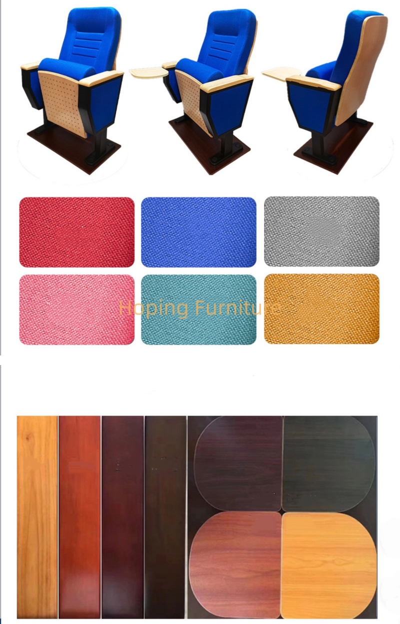 Butaca Para Auditorio Color Red Factory Customized Meeting Hall Step Auditorium Chair Comfortable Cinema Hall Chair