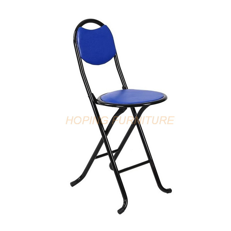 Cheap Metal Portable Folding Muslim Prayer Auditorium Chairs with Padded Seat