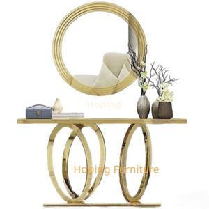 Wedding Decoration Cake Stand Flower Display Gold Steel Metal Plinths Black Glass Top Table