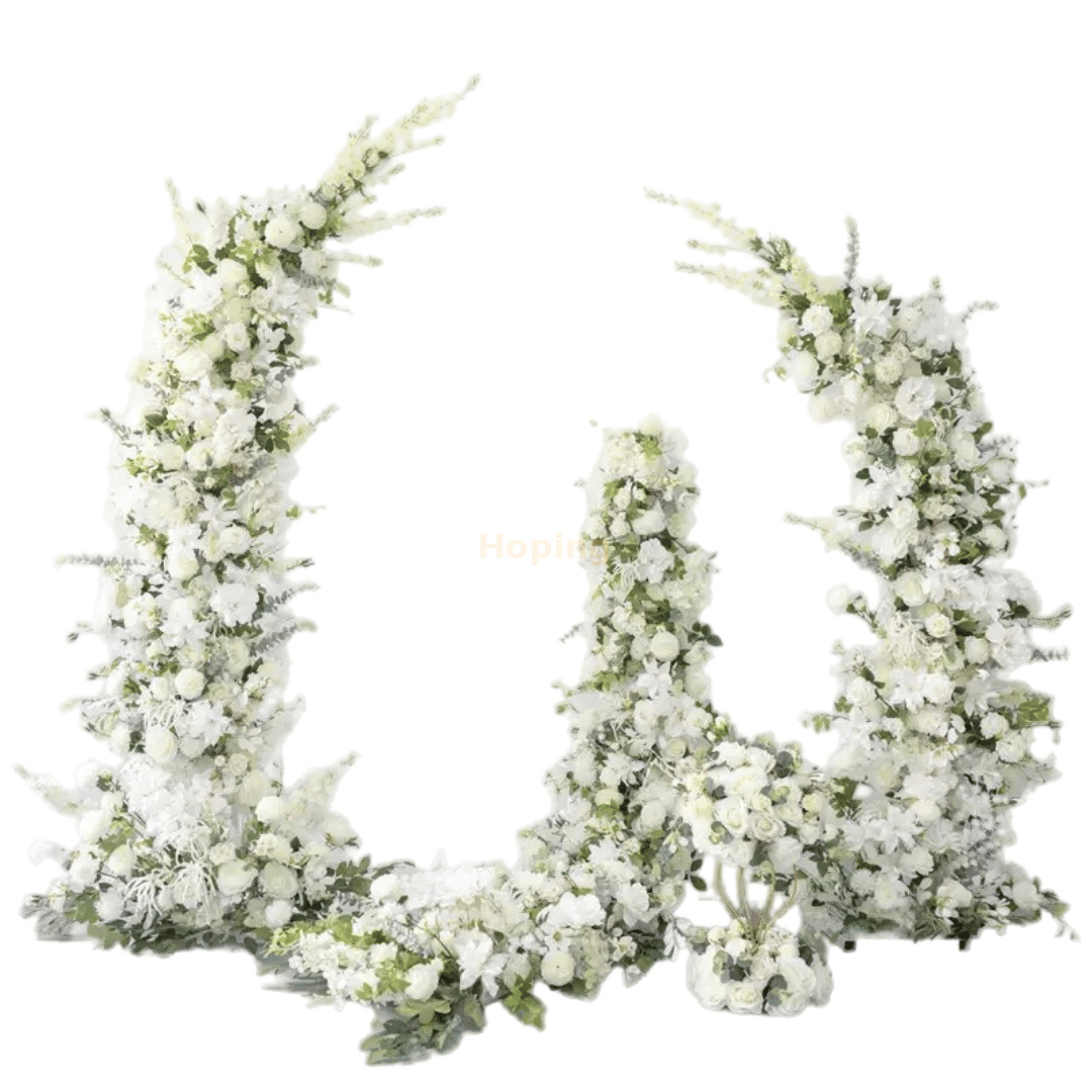 Faux Silk White Rose Plant Home Wedding Decoration Real Touch Artificial Flower