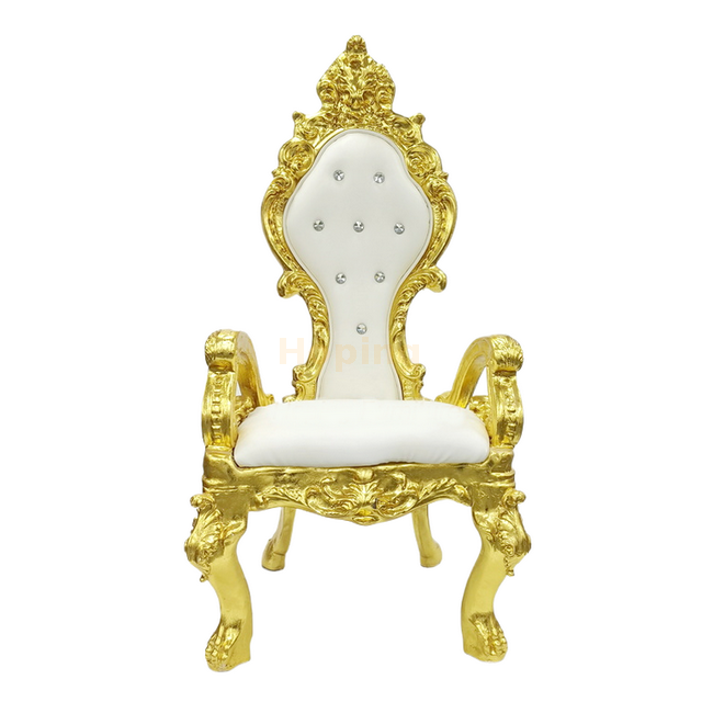 High-end Golden Royal Style Sofa Chair for Hotel Hall and Recreation Club