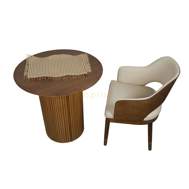 Nordic Style Simple Wood Legs Chairs for Hotel Single Coffee Dining Room Sets