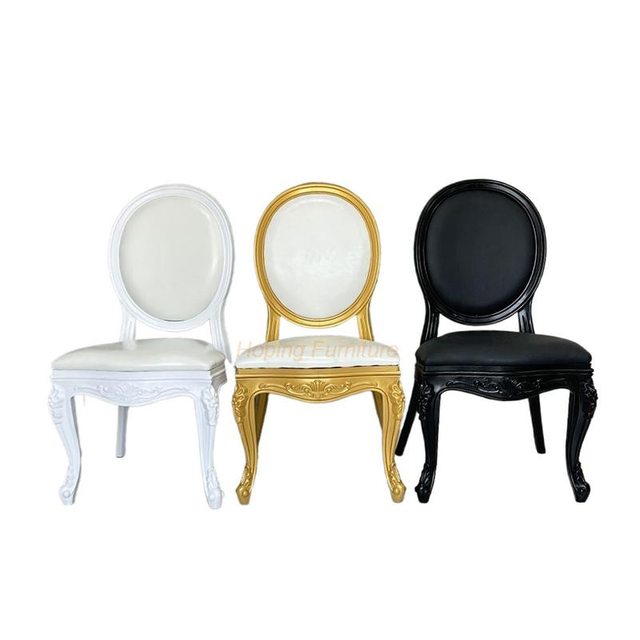 Hotel Furniture Wedding Furniture Plastic Frame Louis Chair World Market Outdoor Dining Banquet Chair Round Back Dining Chair
